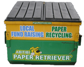 paper recycling station